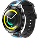 Samsung Gear Sport Camouflage Armband (Blau)