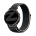 Bandz Garmin Venu 3 Nylon Loop Armband (Anthrazit)