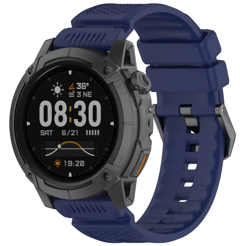 Coros Apex 4 - 46mm Silikonarmband (Dunkelblau)