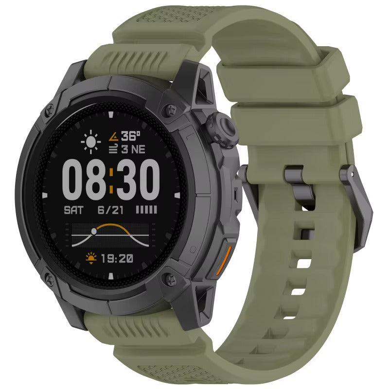 Coros Apex 4 - 46mm Silikonarmband (Armee Grün)