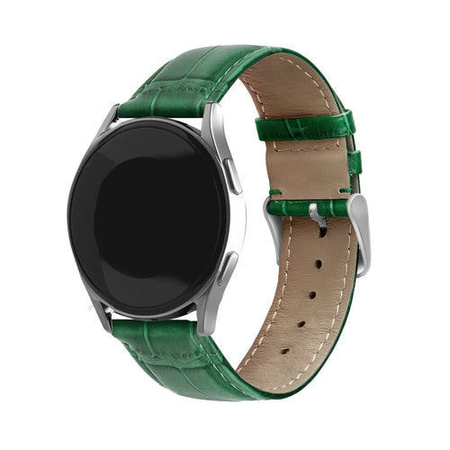 Amazfit GTR Mini Crocodile Leather Grain Strap (Green)