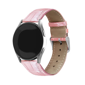 Amazfit Bip U (Pro) Gebürstetes Lederarmband Krokodil (Rosa)