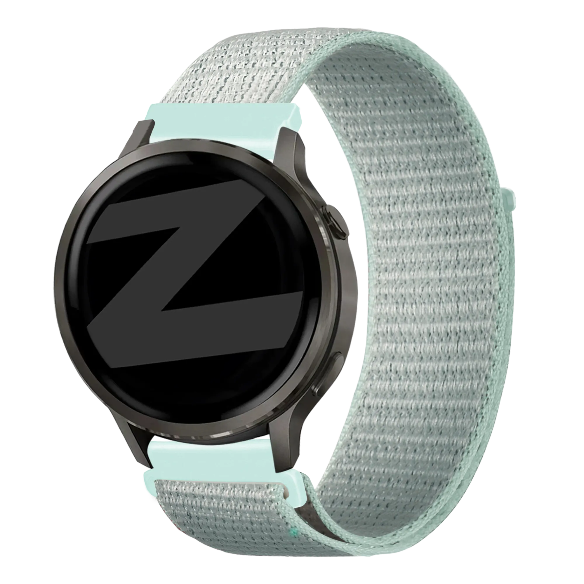 Bandz Garmin Forerunner 265s Nylon Loop Strap (Light Cyan)