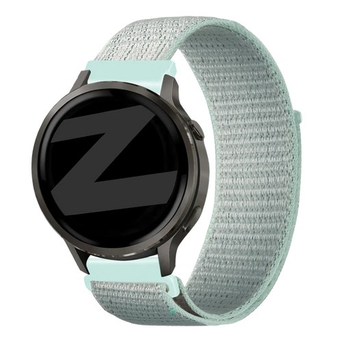 Bandz Garmin Venu 4 - 41mm Nylon Loop Armband (Hellcyan)