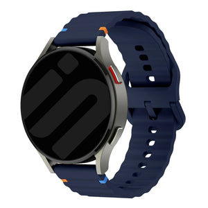Suunto Race (s) Wellen -Silikonarmband (dunkelblau)