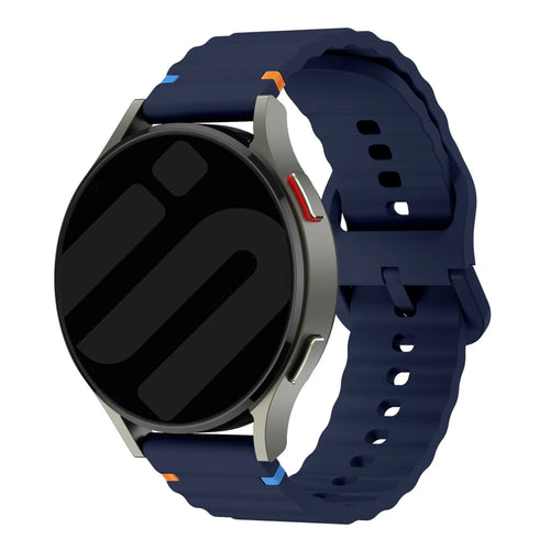Suunto Race (s) Wellen -Silikonarmband (dunkelblau)