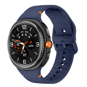 Samsung Galaxy Watch 8 Classic Silikonarmband (Dunkelblau)