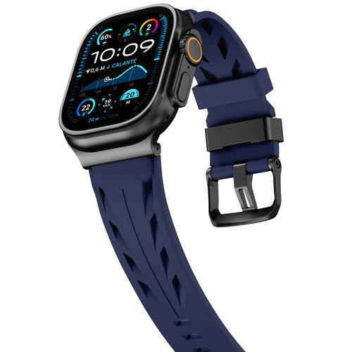 Apple Watch Race Silicone Strap (Dark Blue)