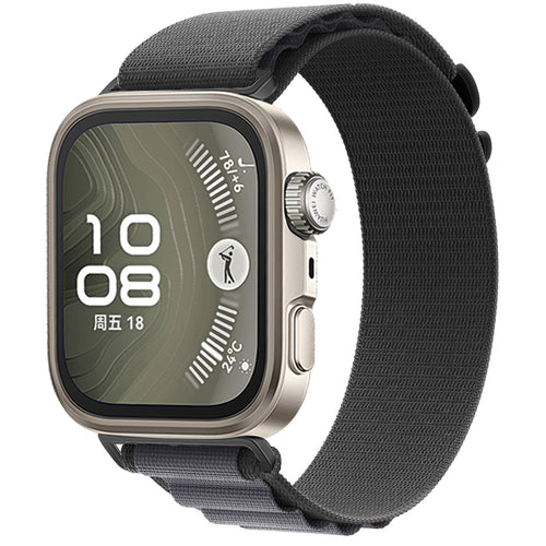 Huawei Watch Fit 3 Alpine Nylon Strap (Dark Grey)