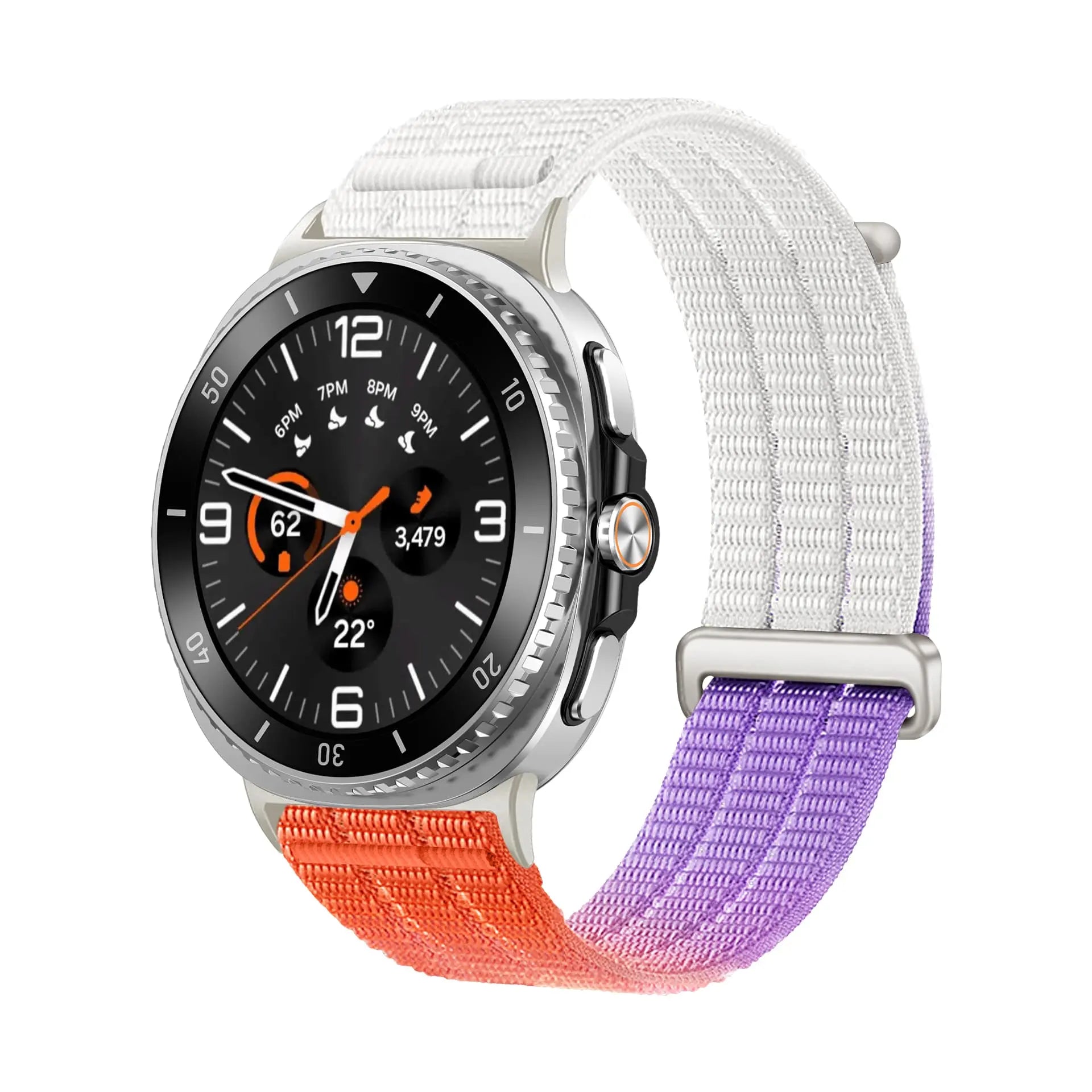 Samsung Galaxy Watch 9 - 40mm Nylon Air Armband (Gradient Orange)