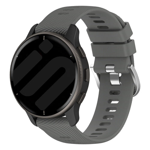 Garmin Vivomove 3 Silicone Strap (Dark Grey)