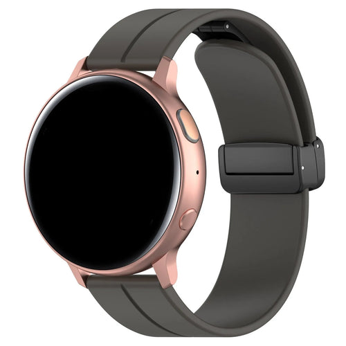 Coros Apex 42mm D-Schnalle Silikonarmband (Dunkel Grau)