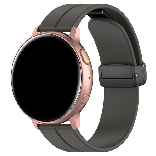 Amazfit Active 2 D-Buckle Silicone Strap (Dark Grey)