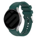 Samsung Galaxy Watch FE Silikonarmband perfect fit (Dunkelgrün)