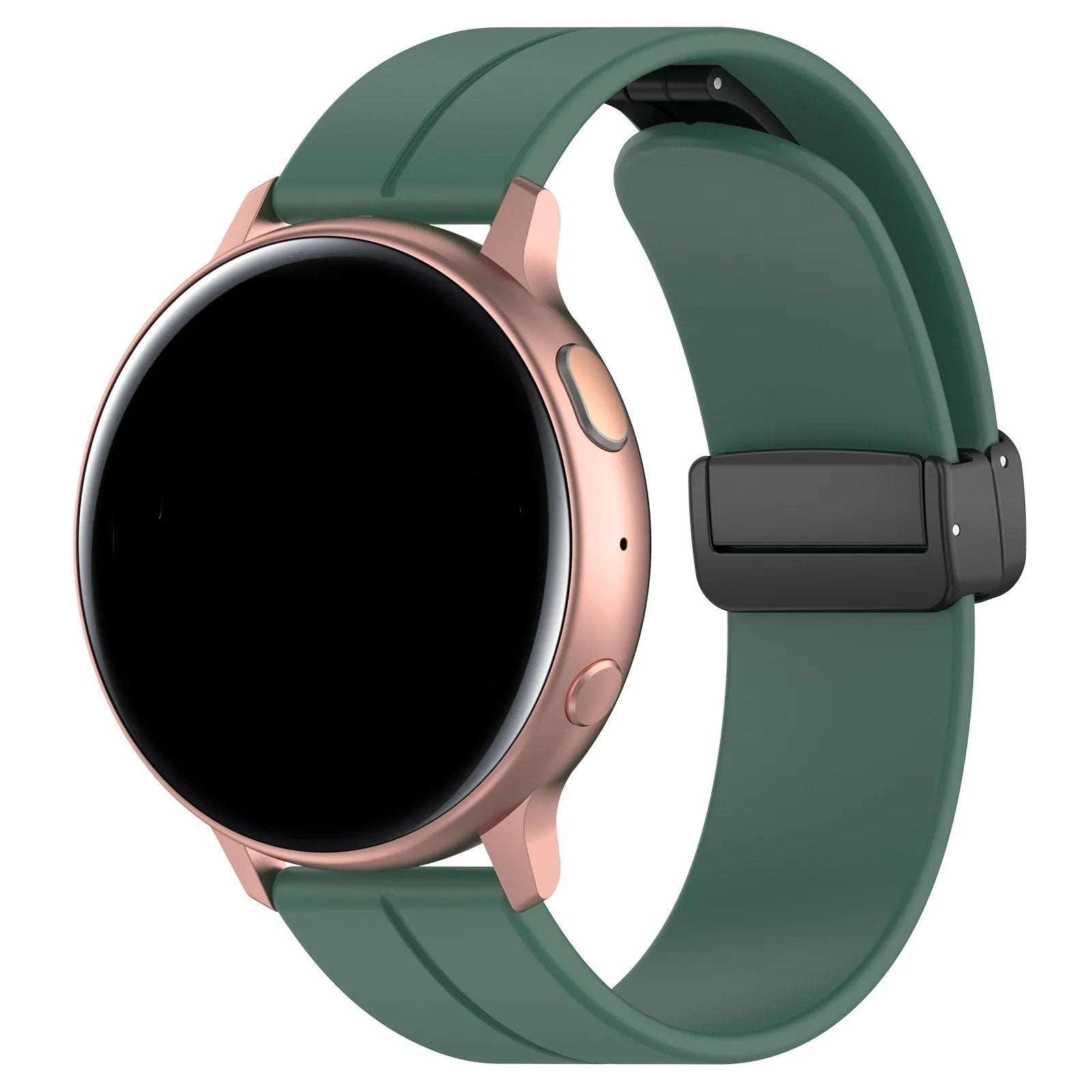 Coros Apex 2 D-Schnalle Silikonarmband (Dunkel Grün)
