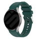 Samsung Galaxy Watch 7 - 44mm Silikonarmband perfect fit (Dunkelgrün)