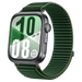 Huawei Watch Fit 4 Pro Nylon Wave Strap (Dark Green)