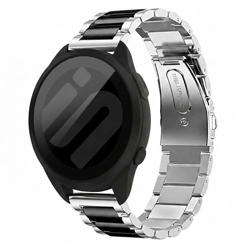Garmin Forerunner 165 Steel Strap (Silver/Black)