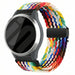 Garmin Vivomove 3s geflochtenes Band mit P-Schnalle (Regenbogen)