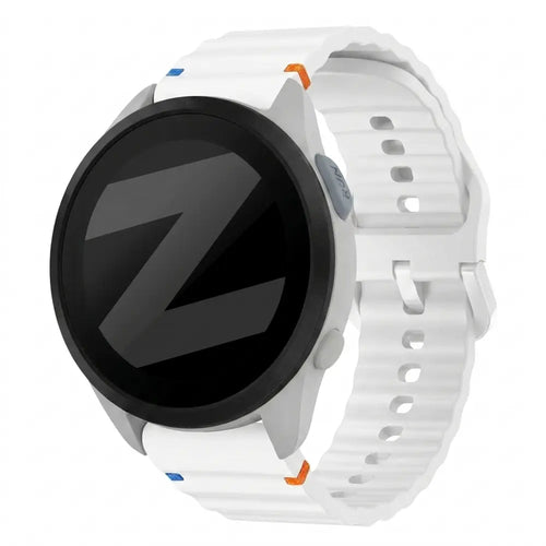 Bandz Garmin Forerunner 165 Silicone Strap 'Wave' (White)