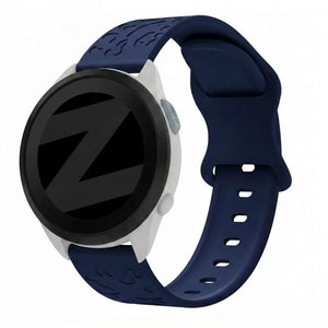 Bandz Garmin Forerunner 165 Silicone Strap 'Leopard' (Dark Blue)