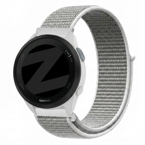 Bandz Garmin Forerunner 165 Nylon Loop Strap (Grey)