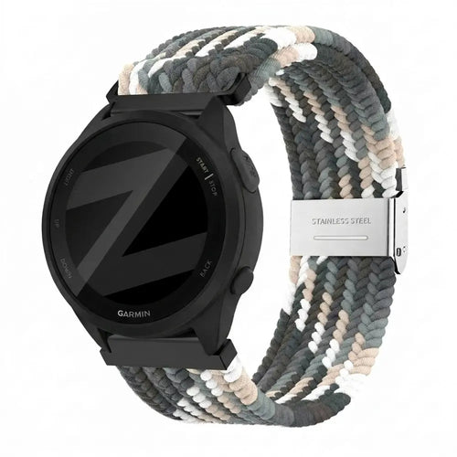 Bandz Garmin Forerunner 165 Woven Nylon Strap (Slate)