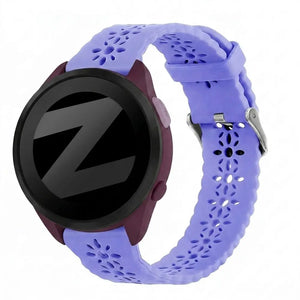 Bandz Garmin Forerunner 165 Silicone Strap 'Lace' (Light Purple)