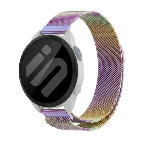 Garmin Forerunner 165 Milanese Strap (Pearlescent)