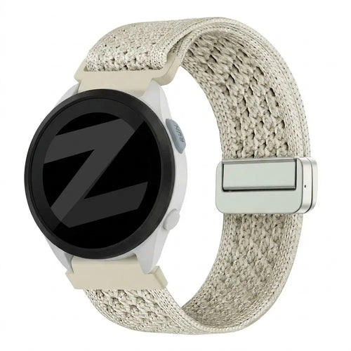 Bandz Garmin Forerunner 165 Vintage Nylon Strap (Starlight)