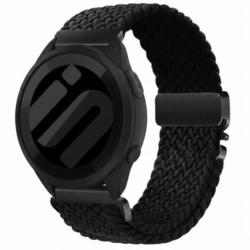 Garmin Forerunner 165 Braided Strap with P-Buckle (Black)