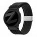 Bandz Garmin Forerunner 165 Woven Nylon Strap (Black)