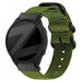 Bandz Garmin Forerunner 165 Nylonarmband mit Dornschließe (Grün)