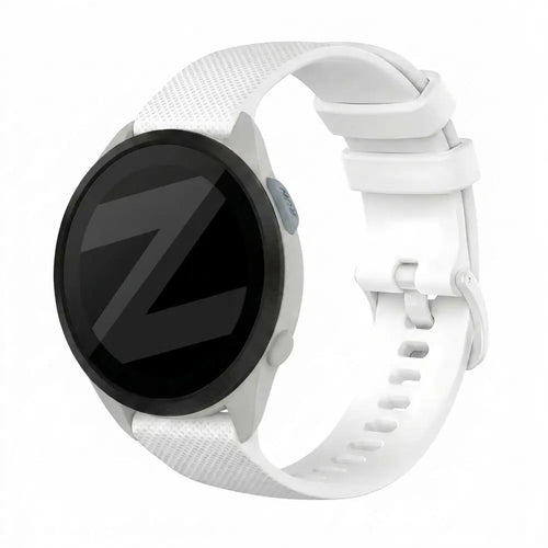 Bandz Garmin Forerunner 165 Silicone Strap 'Premium' (White)