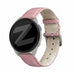 Bandz Garmin Forerunner 165 Leather Strap Crocodile Grain (Pink)