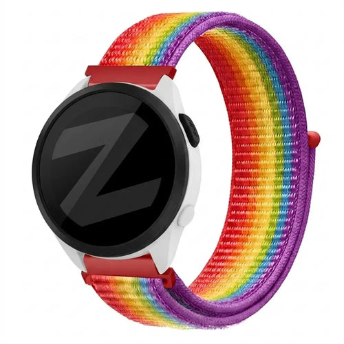 Bandz Garmin Forerunner 165 Nylon Loop Strap (Rainbow)