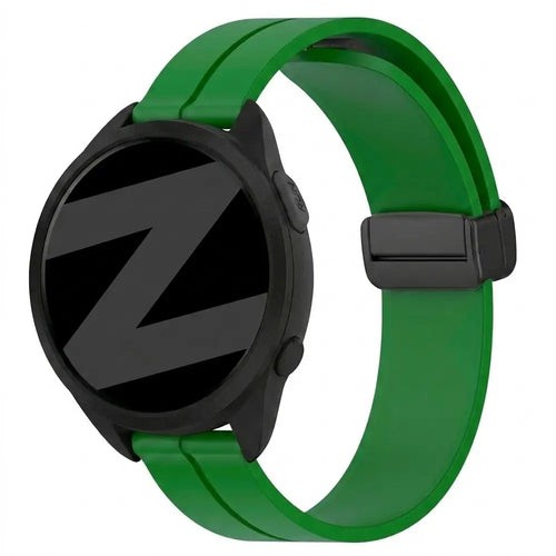 Bandz Garmin Forerunner 165 Silicone Strap with D-Buckle (Green)
