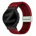 Bandz Garmin Forerunner 165 Vintage Nylonarmband (Weinrot)