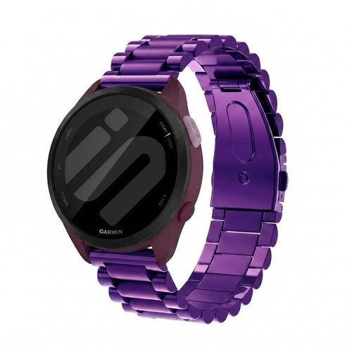 Garmin Forerunner 165 Steel Strap (Purple)