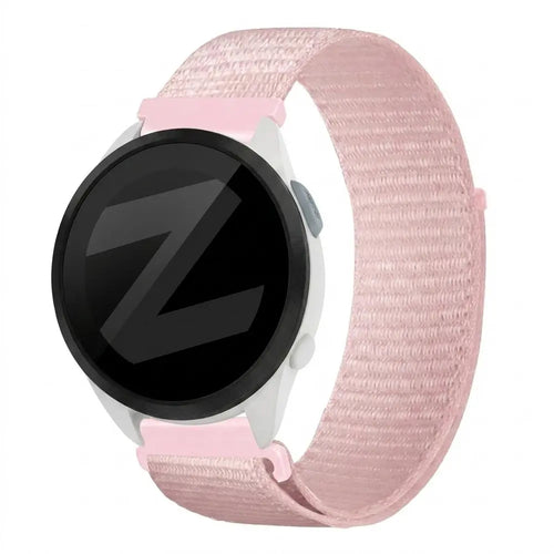 Bandz Garmin Forerunner 165 Nylon Loop Strap (Light Pink)
