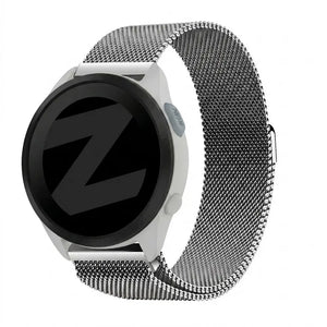 Bandz Garmin Forerunner 165 Milanese Loop Strap (Silver)
