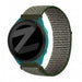 Bandz Garmin Forerunner 165 Nylon Loop Strap (Olive Green)