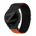 Bandz Garmin Forerunner 165 Alpine Nylon Strap (Black/Orange)