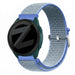 Bandz Garmin Forerunner 165 Nylon Loop Armband (Hellblau)