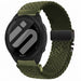 Garmin Forerunner 165 Braided Strap with P-Buckle (Green)
