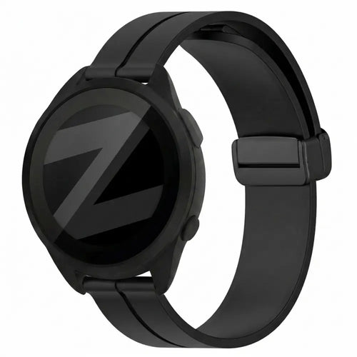 Bandz Garmin Forerunner 165 Silicone Strap with D-Buckle (Black)