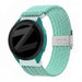 Bandz Garmin Forerunner 165 Gewebtes Nylonarmband (Türkis)
