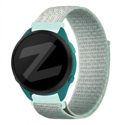 Bandz Garmin Forerunner 165 Nylon Loop Strap (Light Cyan)
