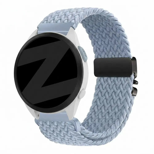 Bandz Garmin Forerunner 165 Braided Strap 'Parachute' (Light Blue)
