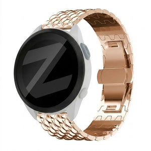 Bandz Garmin Forerunner 165 Steel Strap 'Dragon' (Rose Gold)